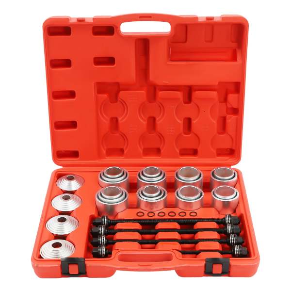 Jeu de douilles à sertir et à tirer, 28PCS Jeu universel de douilles à sertir et à tirer, jeu d'outils de démontage de paliers à douilles