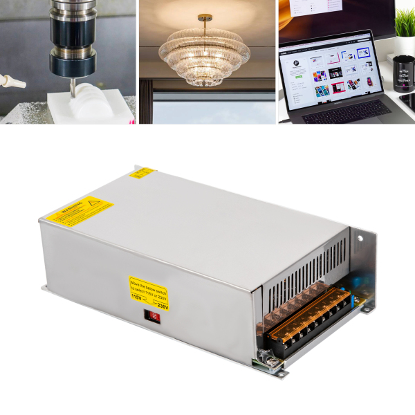 Transformateur CNCEST DC 12V 100A 1200W, alimentation à découpage 115/230 ± 15% V AC à DC, transformateur d'alimentation, adaptateur industriel