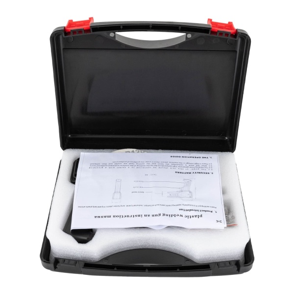 Soudeur de plastique, Kit de réparation de pare-chocs de voiture, pour la réparation de divers plastiques tels que l'ABS, le PP, le TPO, le TPE, etc (noir)