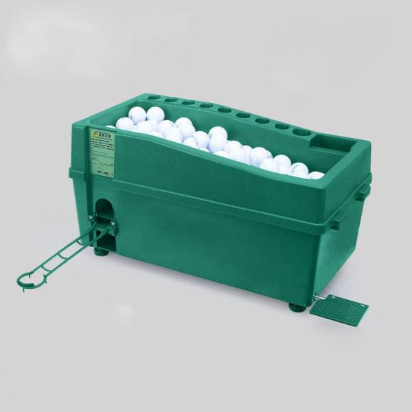 FJYAWEN - Distributeur Automatique De Balles De Golf - Capacité 40 Balles - Hauteur Réglable - Avec Porte-clubs 6 Trous Et Support Téléphone - Batterie 5000 MAh
