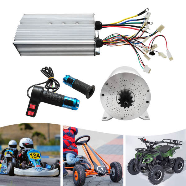 Kit de conversion de vélo électrique sans balais 60 V 72 V Pour scooter électrique, voitures électriques, voitures pliantes, petites roues électriques
