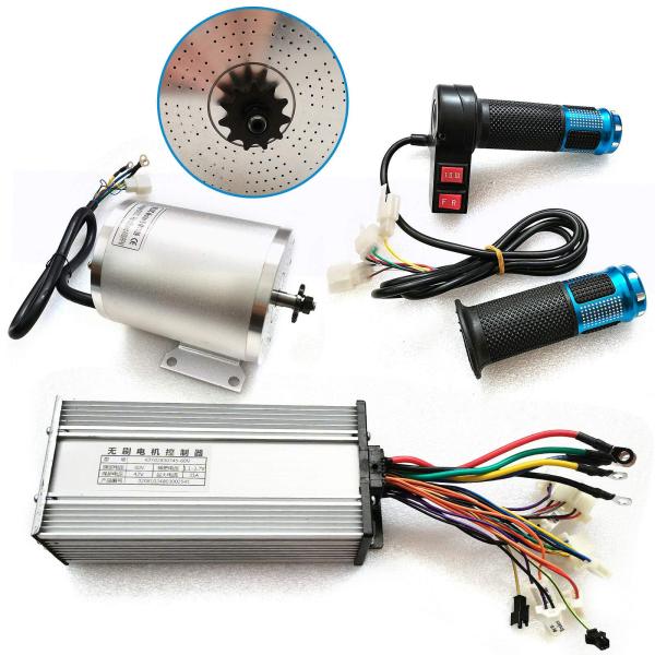 Kit de conversion de vélo électrique sans balais 60 V 72 V Pour scooter électrique, voitures électriques, voitures pliantes, petites roues électriques