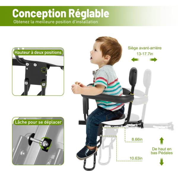 Siège enfant pour vélo Canton Fribourg