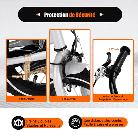 Vélo Enfant 14 Pouces LKHDONG – Roues Stabilisatrices – Pour 3-4 Ans (90-110 Cm) – Cadre Acier, Double Frein, Hauteur Réglable – Garçons/filles