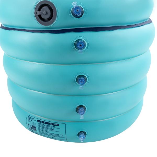 Baignoire gonflable GDSKR en PVC, pliable, pour extérieur, portable, baignoire autoportante pour adultes, baignoire pour enfants, grande baignoire de douche mobile bleue moderne