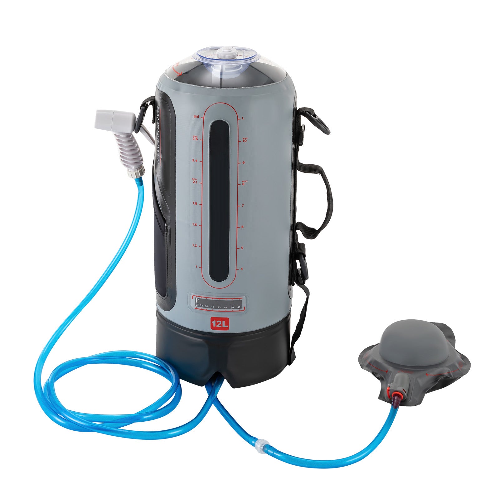 Relaxdays Douche Solaire 20 litres, Lot de 3, Camping, randonnée, à Relaxdays Douche Solaire 20 litres, Lot de 3, Camping, randonnée, à
