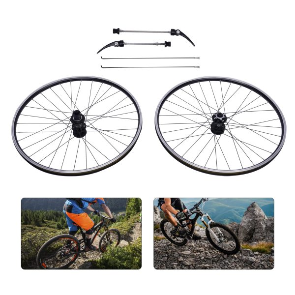 Paire De Roues VTT 29 Pouces - Trumpf - 32 Trous - Aluminium - 5 Roulements