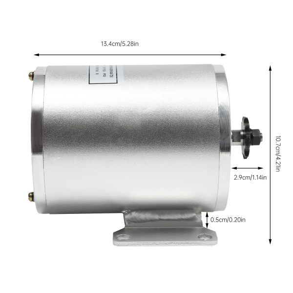 ZAWELIYO Contrôleur De Moteur Sans Balais 36 V/48 V 1000 W/1500 W Pour Scooter électrique En Alliage D'aluminium, Frein Sensible Pour Vélo électrique, Scooter