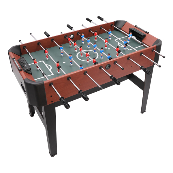 Jeu de baby-foot jeux multijoueurs de table de baby-foot avec tableau de bord et boîte de rangement de balle 120*61*81 cm