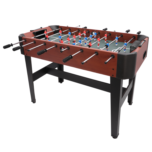 Jeu de baby-foot jeux multijoueurs de table de baby-foot avec tableau de bord et boîte de rangement de balle 120*61*81 cm