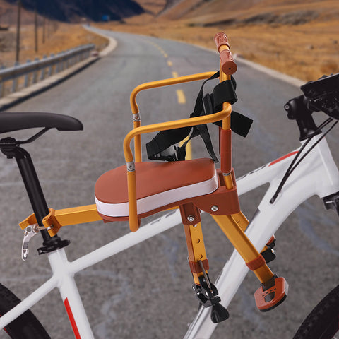 Siège Vélo Enfant SAUADY Avec Pédales - Support Avant Jusqu'à 30kg - Pour VTT Ou Ville