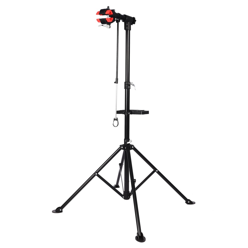 MONZANAŽ Pied D'atelier Vélo Pliable 30/50kg Réglable Hauteur Sac De Transport Raccord Rapide Pied De Réparation VTT Support Vélo électrique