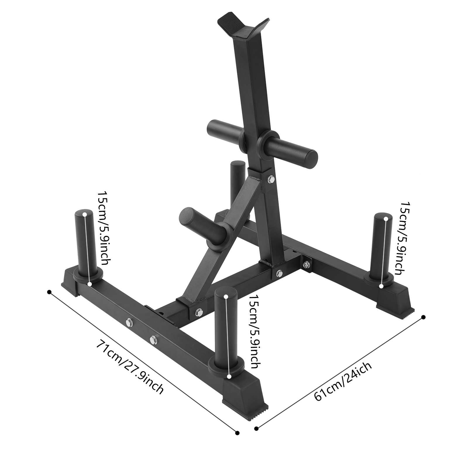 Support De Rangement Pour Plaques De Poids ESP - Fonte, 50kg Capacité