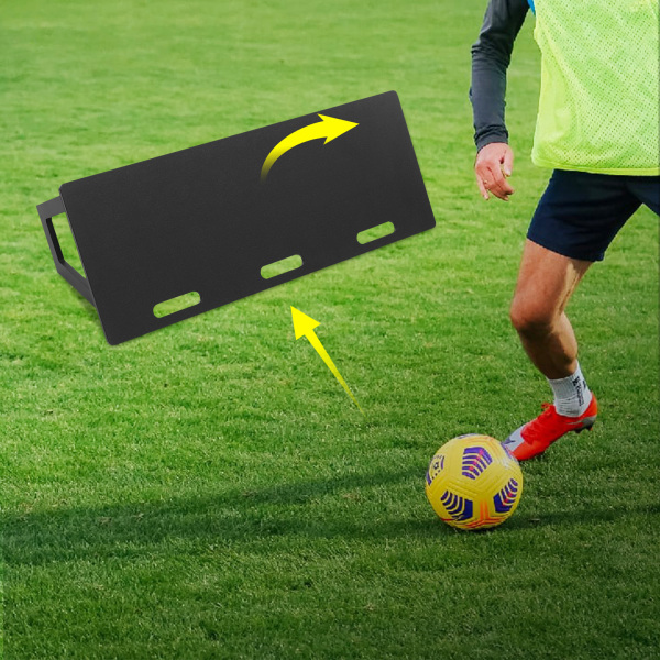 Planche de rebond de football, planche de rebond portable, planche d'entraînement pliable à double angle