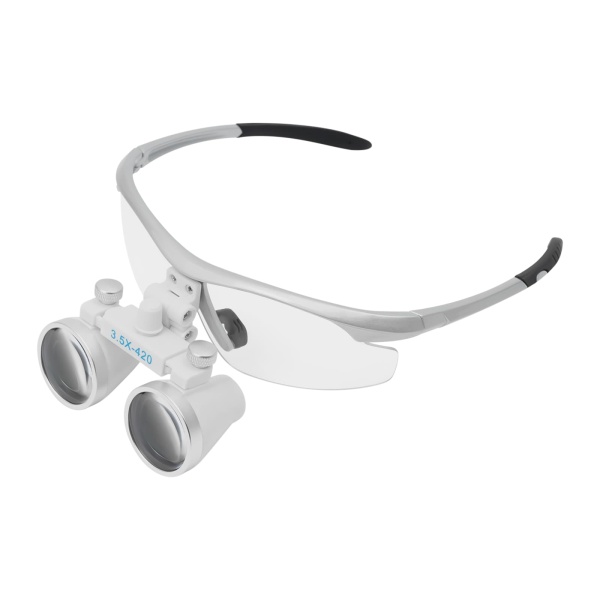 Loupes Binoculaires Chirurgicales 3.5x Avec LED - Dentaire, Médecine - Garantie 3 Ans