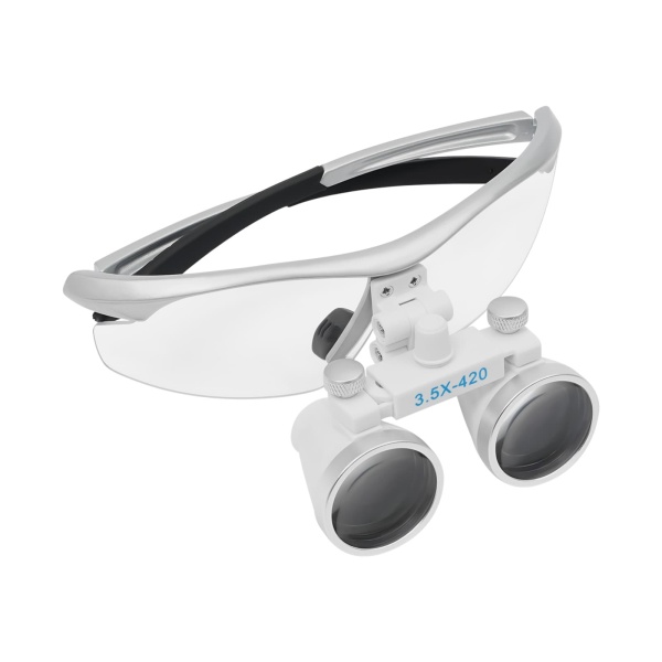 Loupe Binoculaire Dentaire Koultona DY-102 - Grossissement 3,5X, Champ 60 Mm - Distance De Travail 280-380 Mm - Neuf