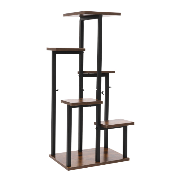 Support pour plantes à 6 niveaux, support pour plantes d'intérieur, support pour plantes pour la maison, le bureau