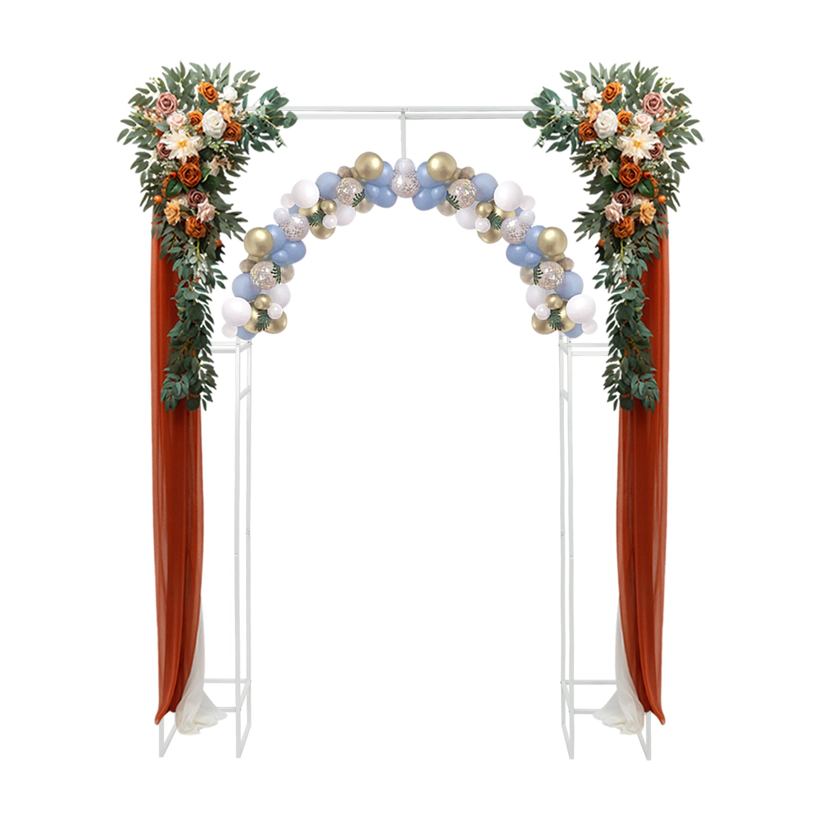 Support D'arche En Métal Pour Toile De Fond - Cadre Pour Mariage, Anniversaire, Décoration Avec Ballons Ou Fleurs - 9