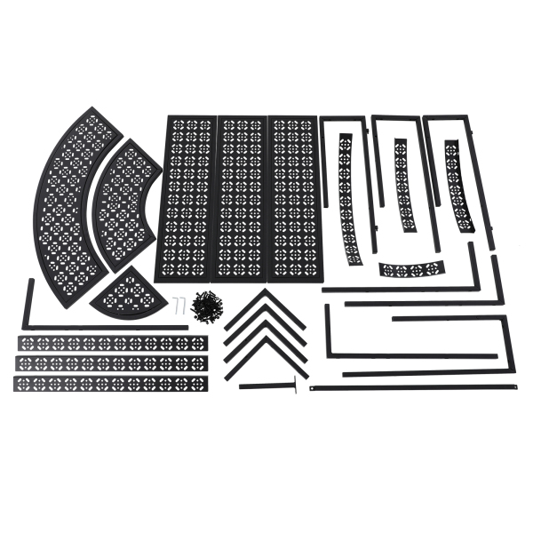 Support à plantes rectangulaire à 3 niveaux, étagère de présentation pour pots de fleurs, support de rangement et organisateur