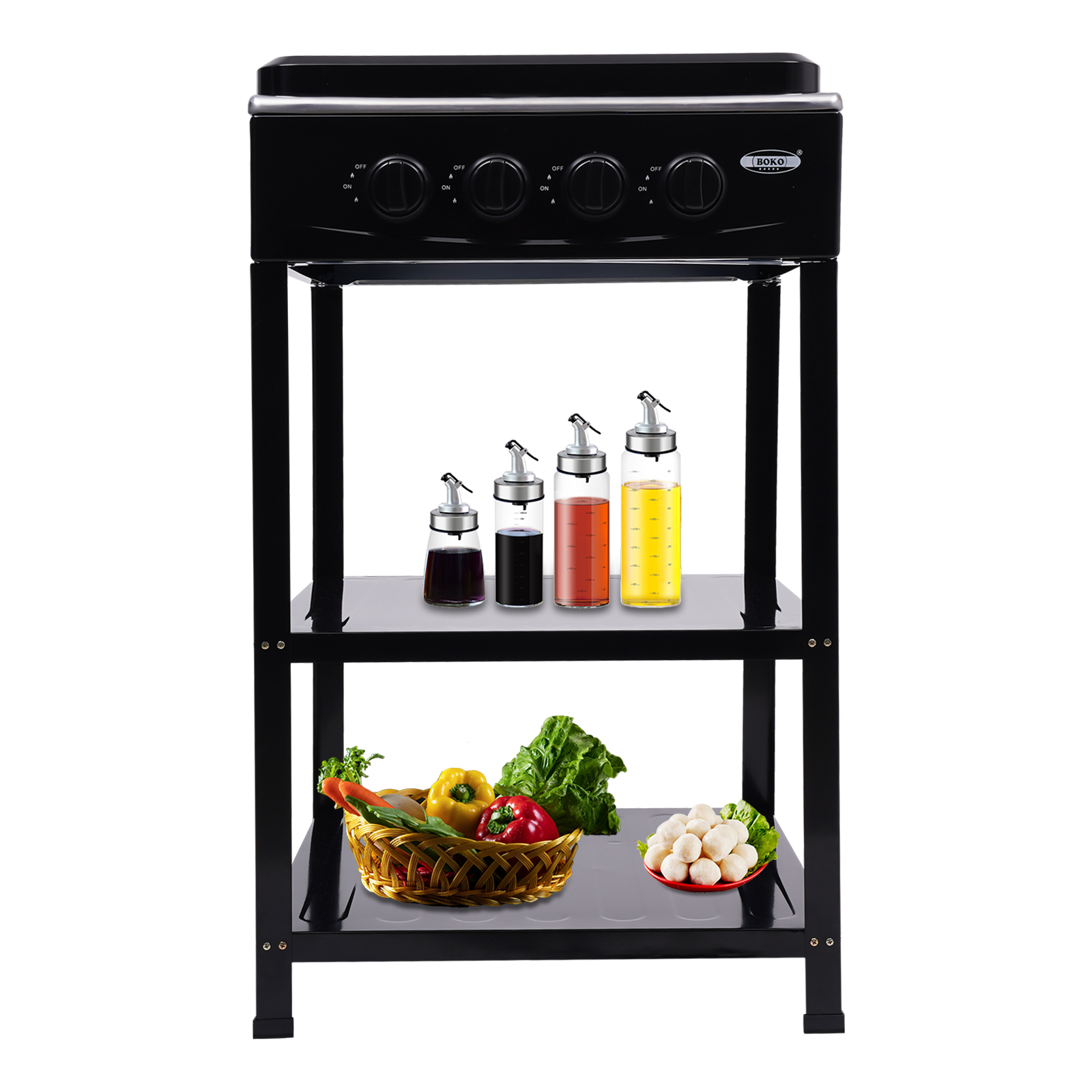Cuisinière à gaz Portable, Corps de vanne sans Soudure sûr et Portable