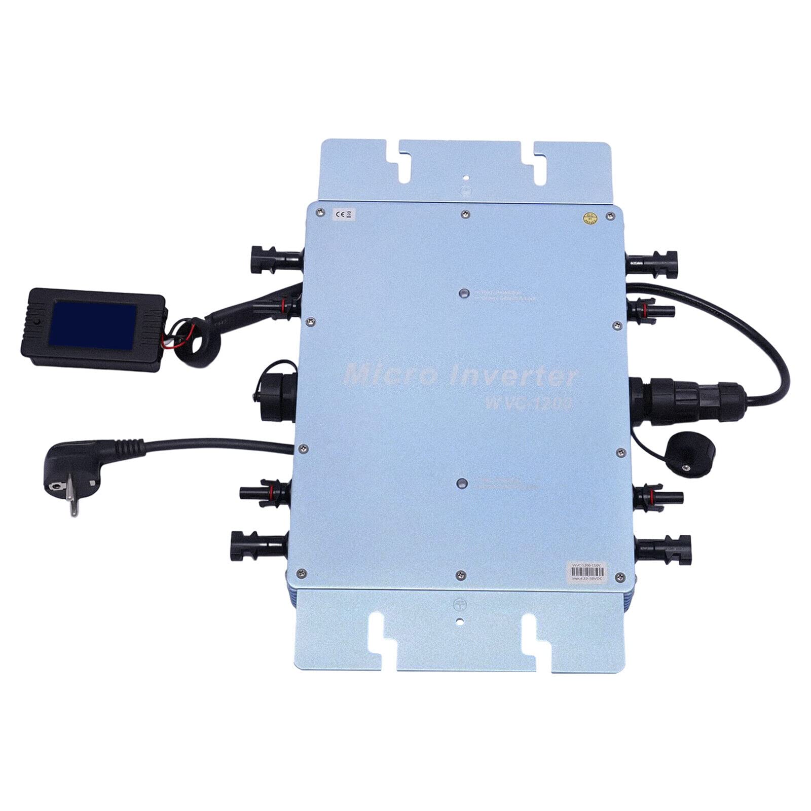 Micro Onduleur Solaire Sans Fil MPPT 300 W - Pure Sine Wave IP65 - Entrée/sortie De La Sécurité électrique, Empilage Multiple Parallèle - 3