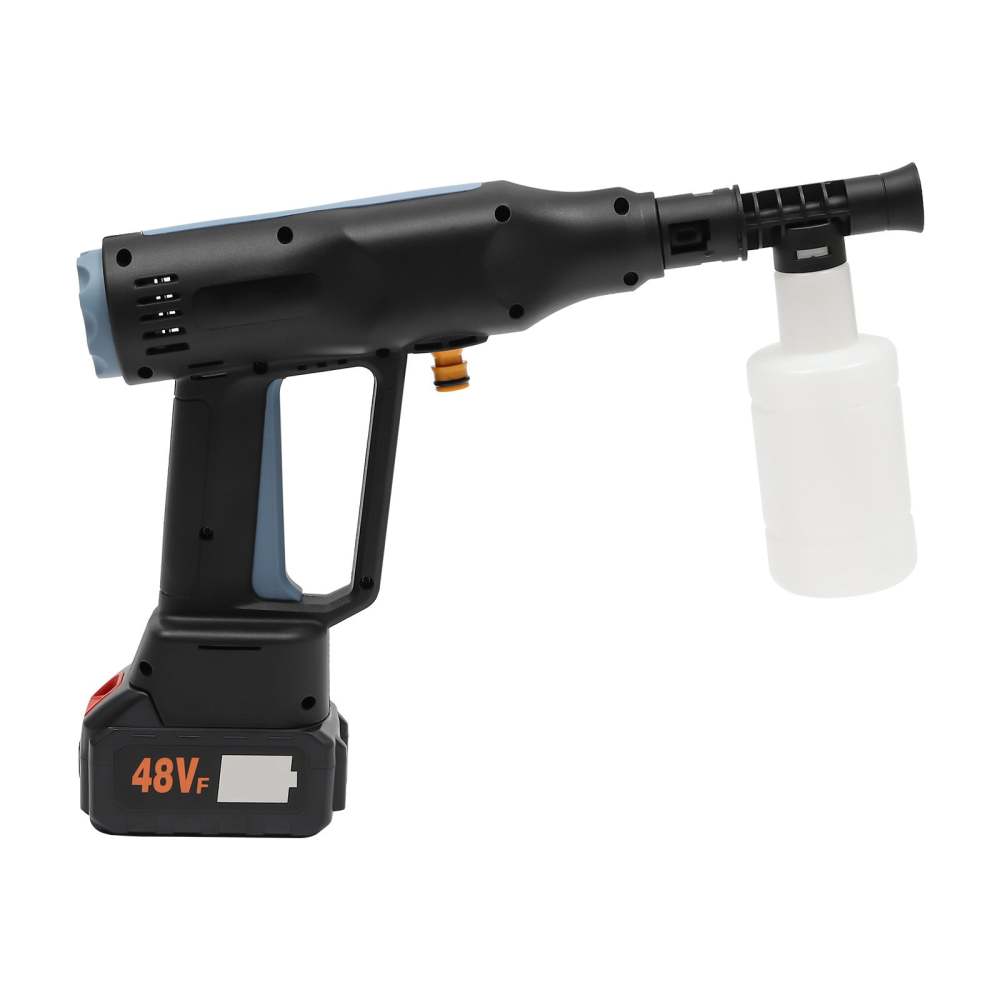 Nettoyeur Haute Pression Sans Fil 100 Bars – Avec 2 Batteries – Pour Voiture Et Extérieur