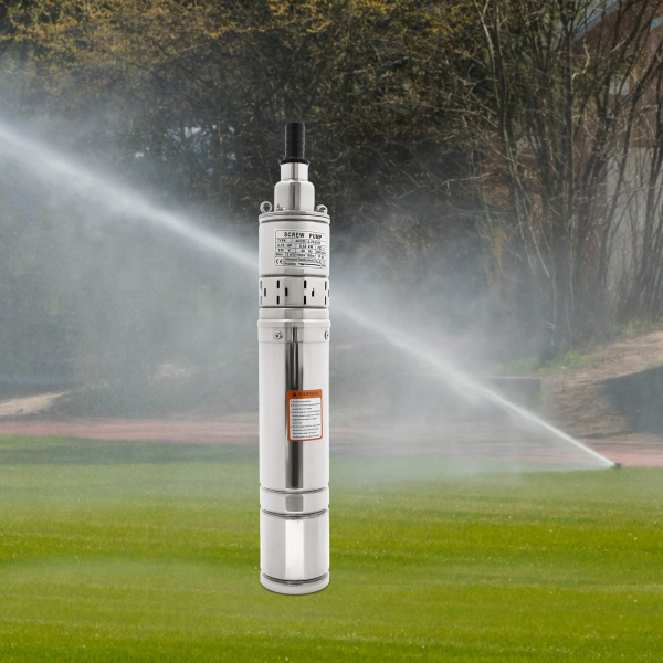 9.5cm Deep well pump, submersible pump, 550W 1200 l/h 230V/50Hz water pump with 10m cable