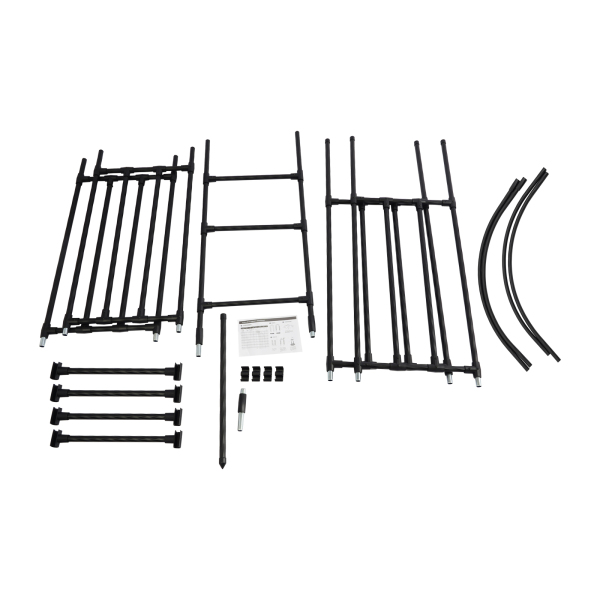 Arche en métal 240 x 210 x 40 cm, support pour plantes grimpantes, arche de jardin pour fermes, jardins