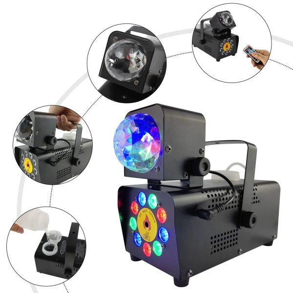 Fumée Machine 500W Brouillard Disco Fête Halloween Effet 3