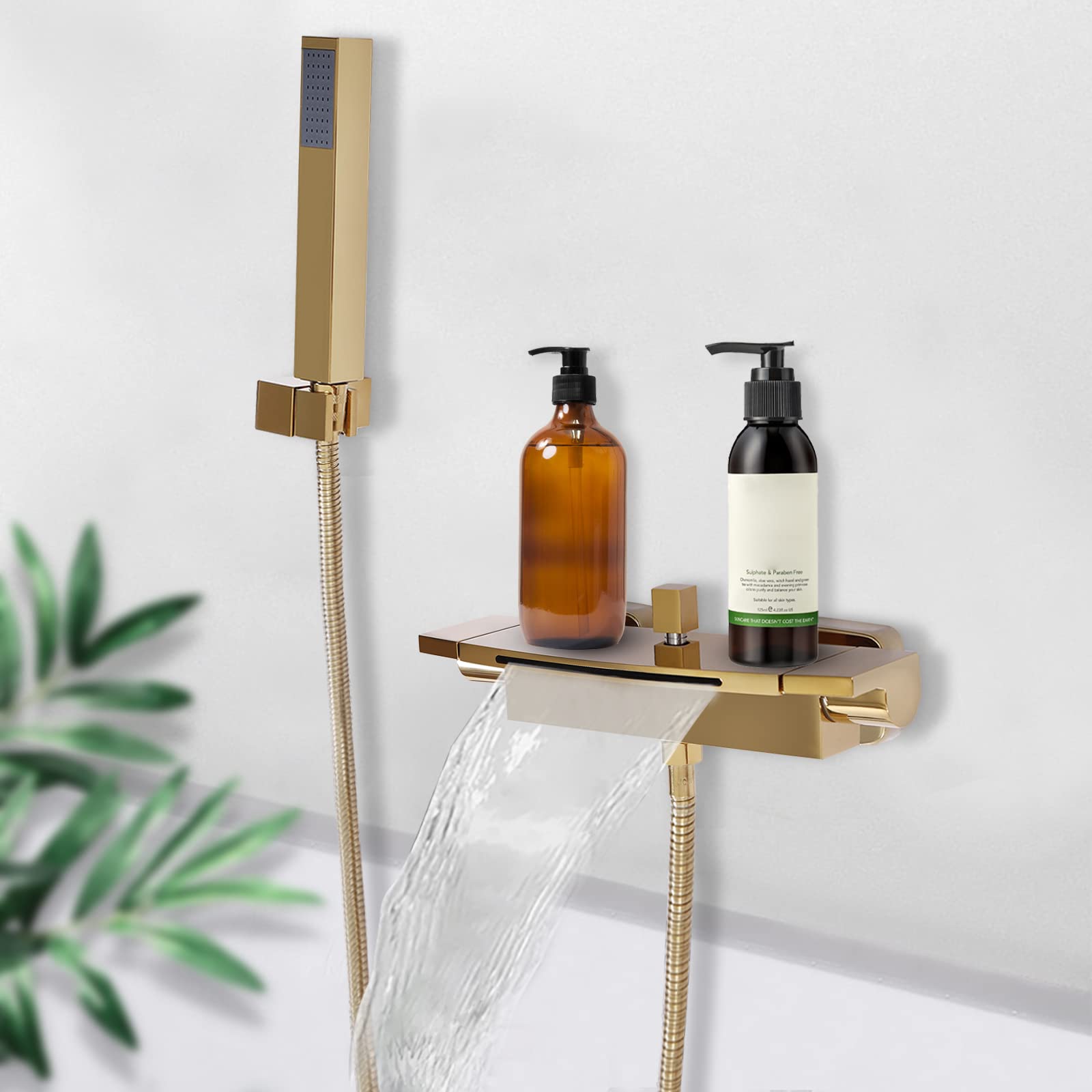 Robinets De Baignoire Romains Huntington Brass – Remplissage Spa, Laiton Chromé, Montage Sur Pont